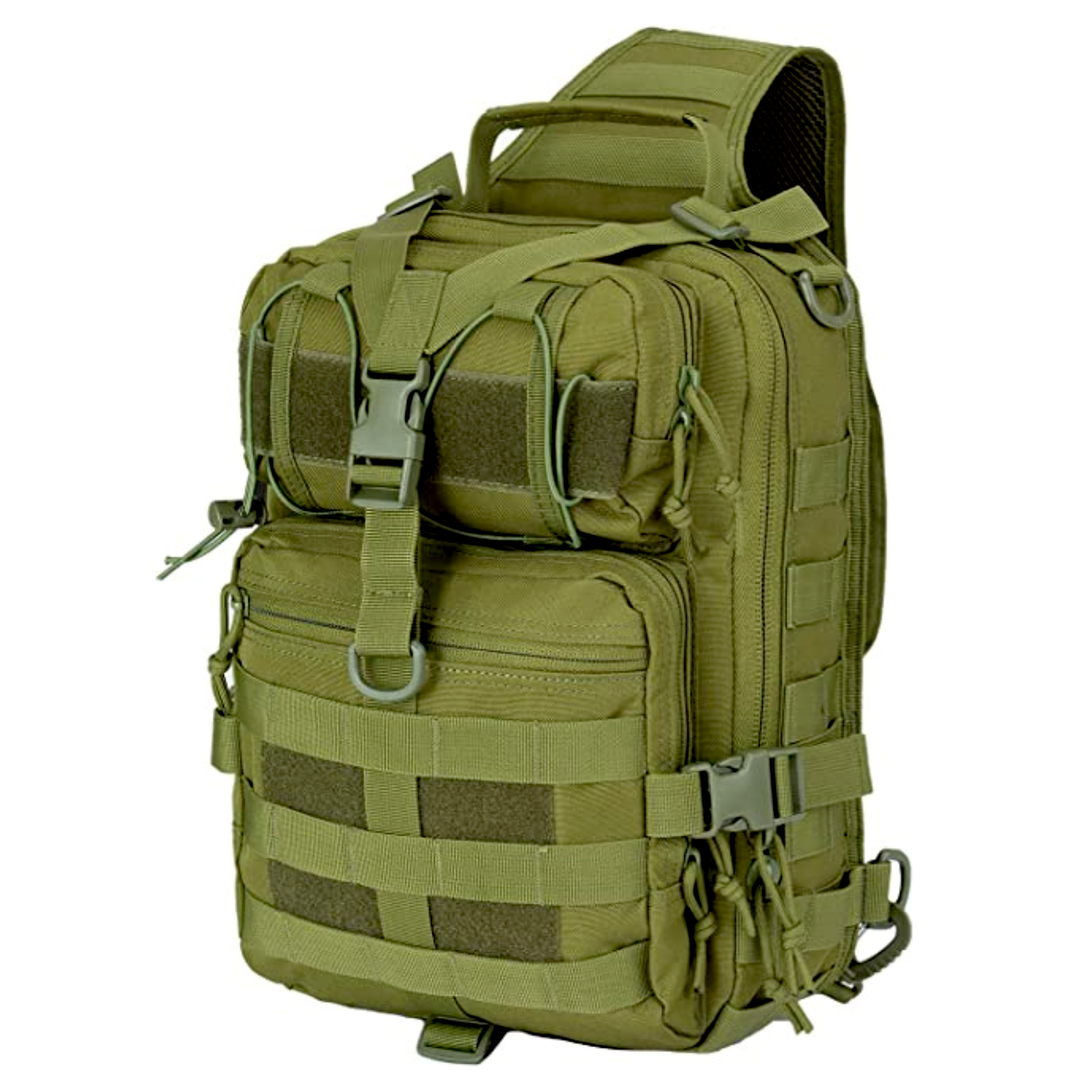 JupiterGear Tactical Military Sling Backpack 15L Shoulder Bag Molle Outdoor Daypack Backpack with Adjustable Strap