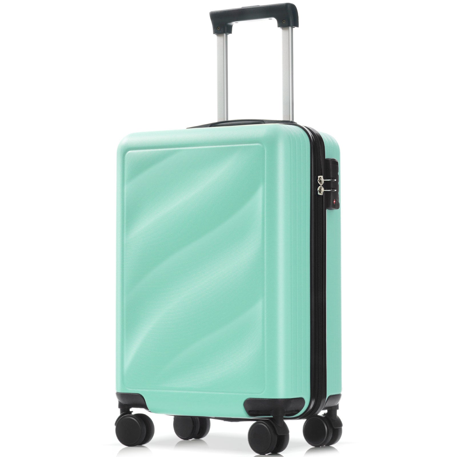 Luggage Set 3 Piece Lightweight Durable ABS Suitcases with Spinner Wheels and TSA Lock