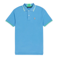 Psycho Bunny Greenville Pique Polo Men Big and Tall Shirt Cool Blue