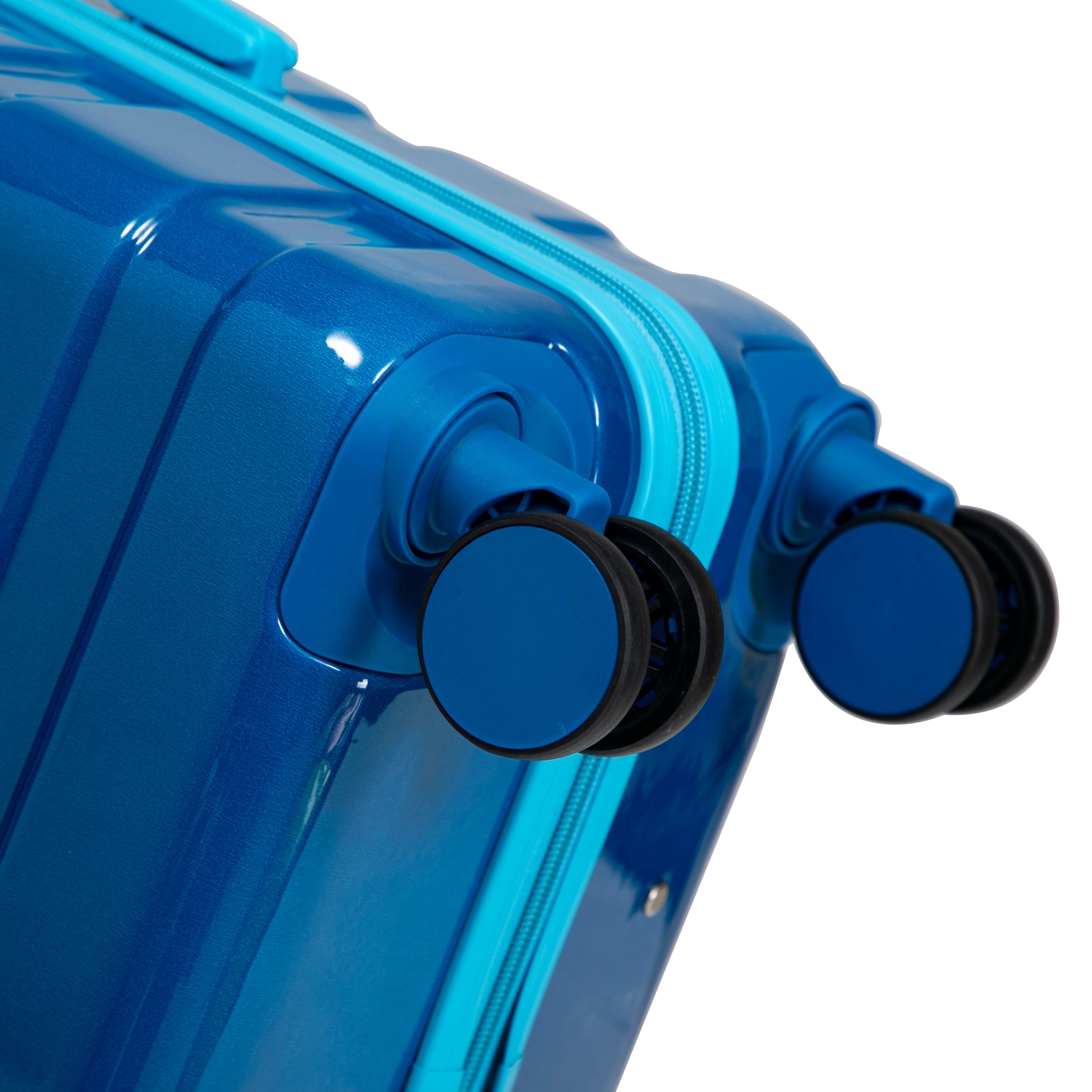 3-Piece PC Spinner Wheel Luggage Set with Gradient Color