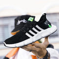 Men's Breathable Mesh Sports Shoes with Flying Weave Upper