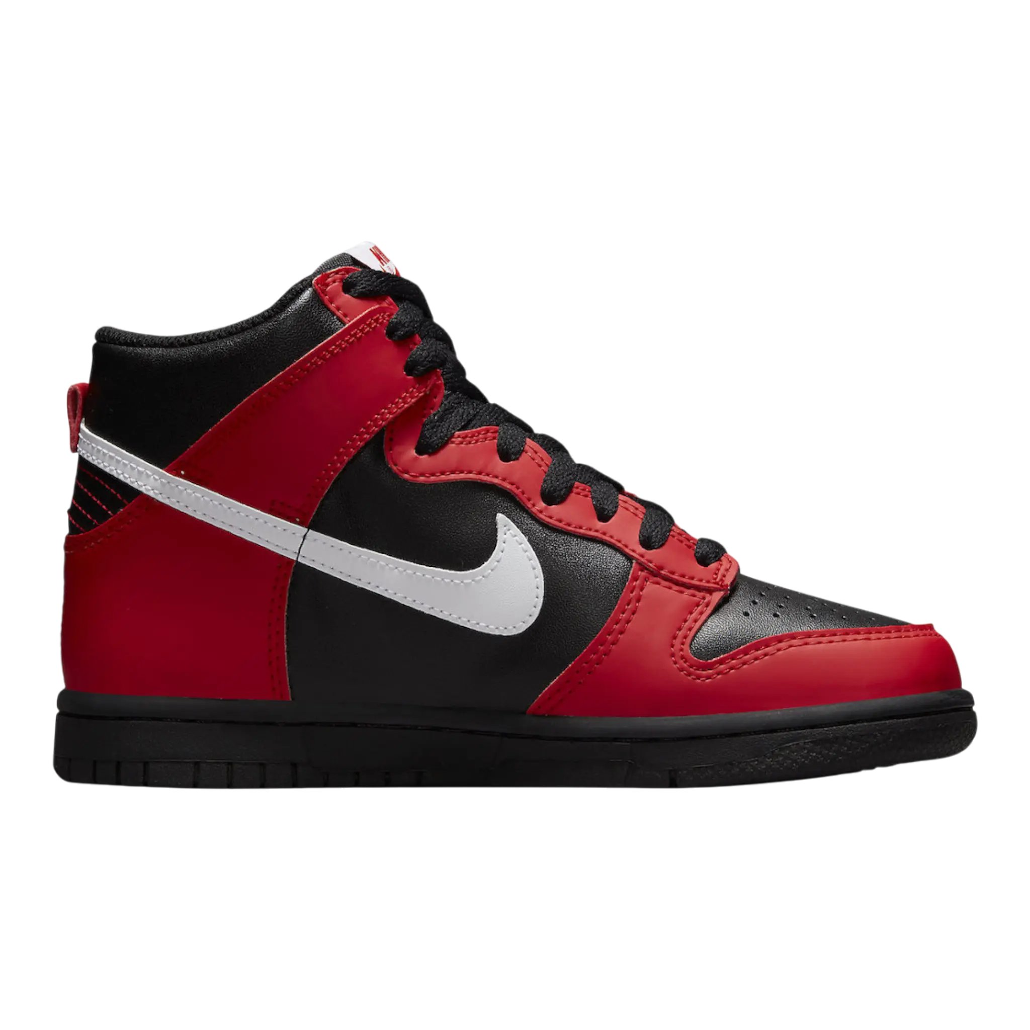 Nike Dunk High Kids Sneakers Black/University Red/White