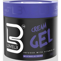 L3VEL3 Cream Gel 500ml Vitamin Infused Hair Styling Hybrid For All Hair Types With Medium Hold And Shine