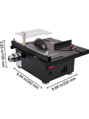 Mini Desktop Table Saw Kit - Adjustable Circular Cutter for DIY Crafting