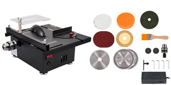 Mini Desktop Table Saw Kit - Adjustable Circular Cutter for DIY Crafting