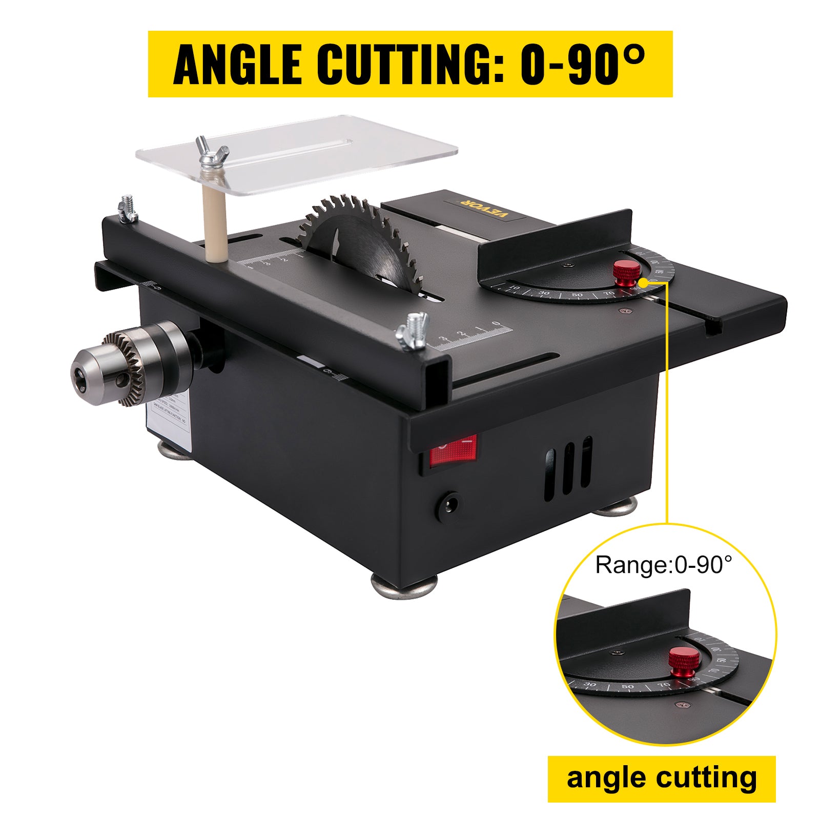 Mini Desktop Table Saw Kit - Adjustable Circular Cutter for DIY Crafting