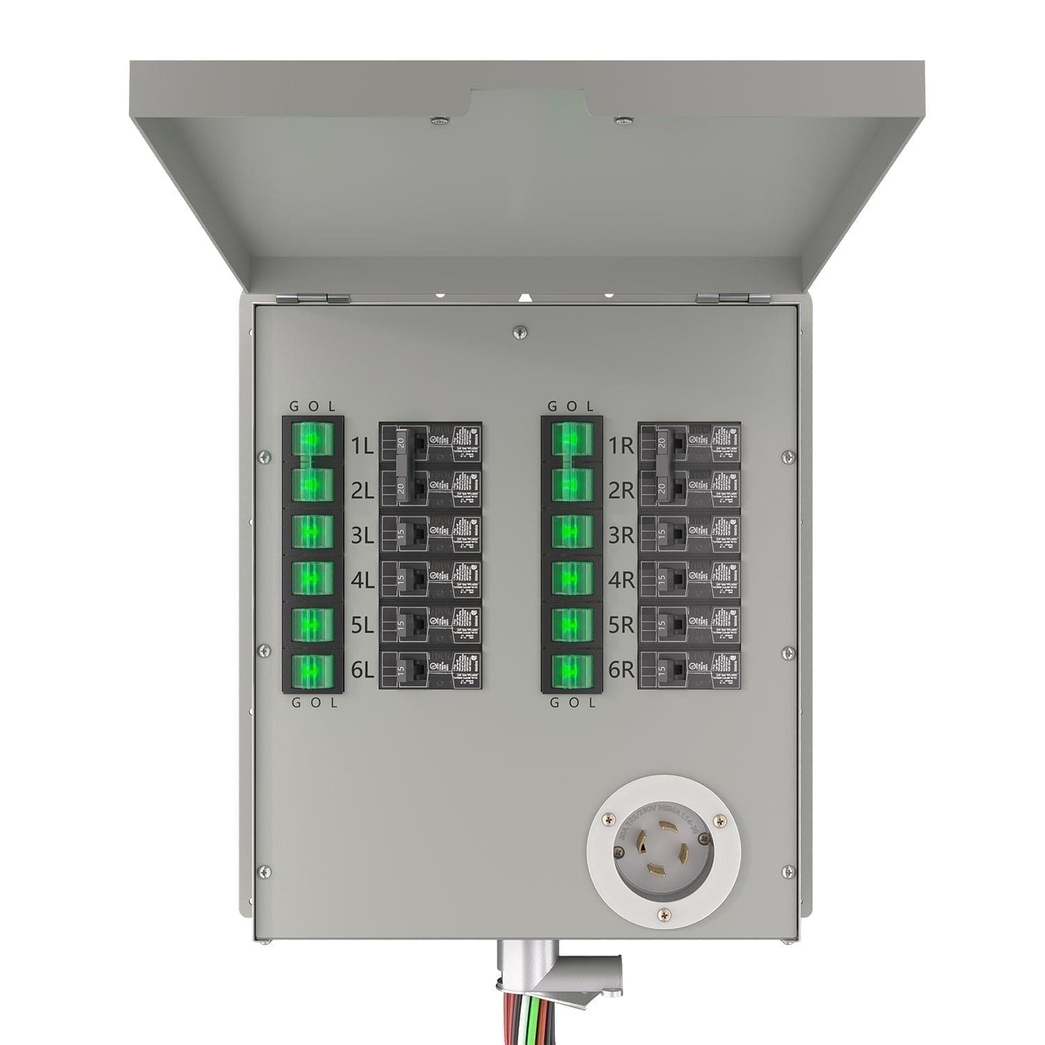 Refurbished - Nature's Generator 120/240V 30A 12-Circuit Non-Automatic Transfer Switch