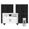 Nature’s Generator Powerhouse with Solar Panel and Transfer Switch