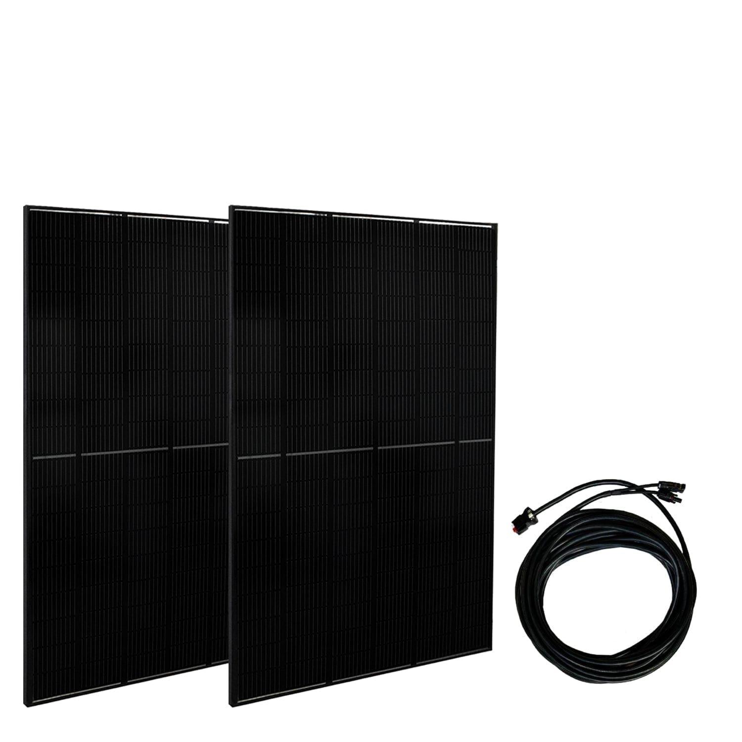 Nature’s Generator Powerhouse with Solar Panel and Transfer Switch