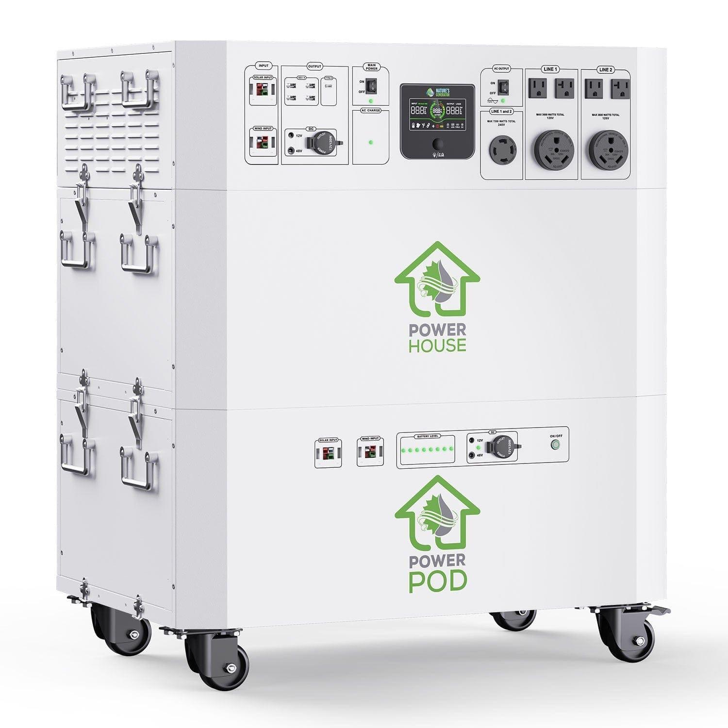 Nature’s Generator Powerhouse with Solar Panel