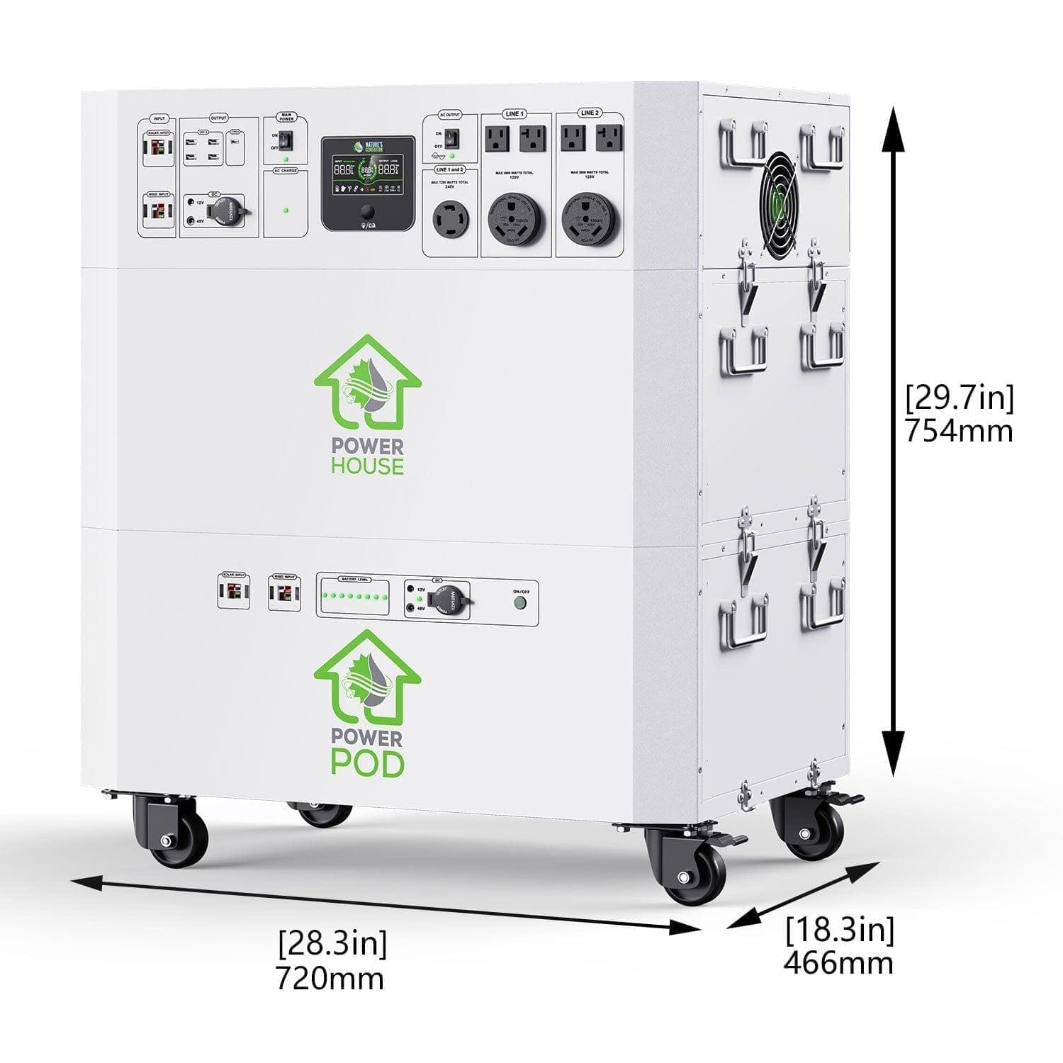 Nature’s Generator Powerhouse Solar and Wind Generator