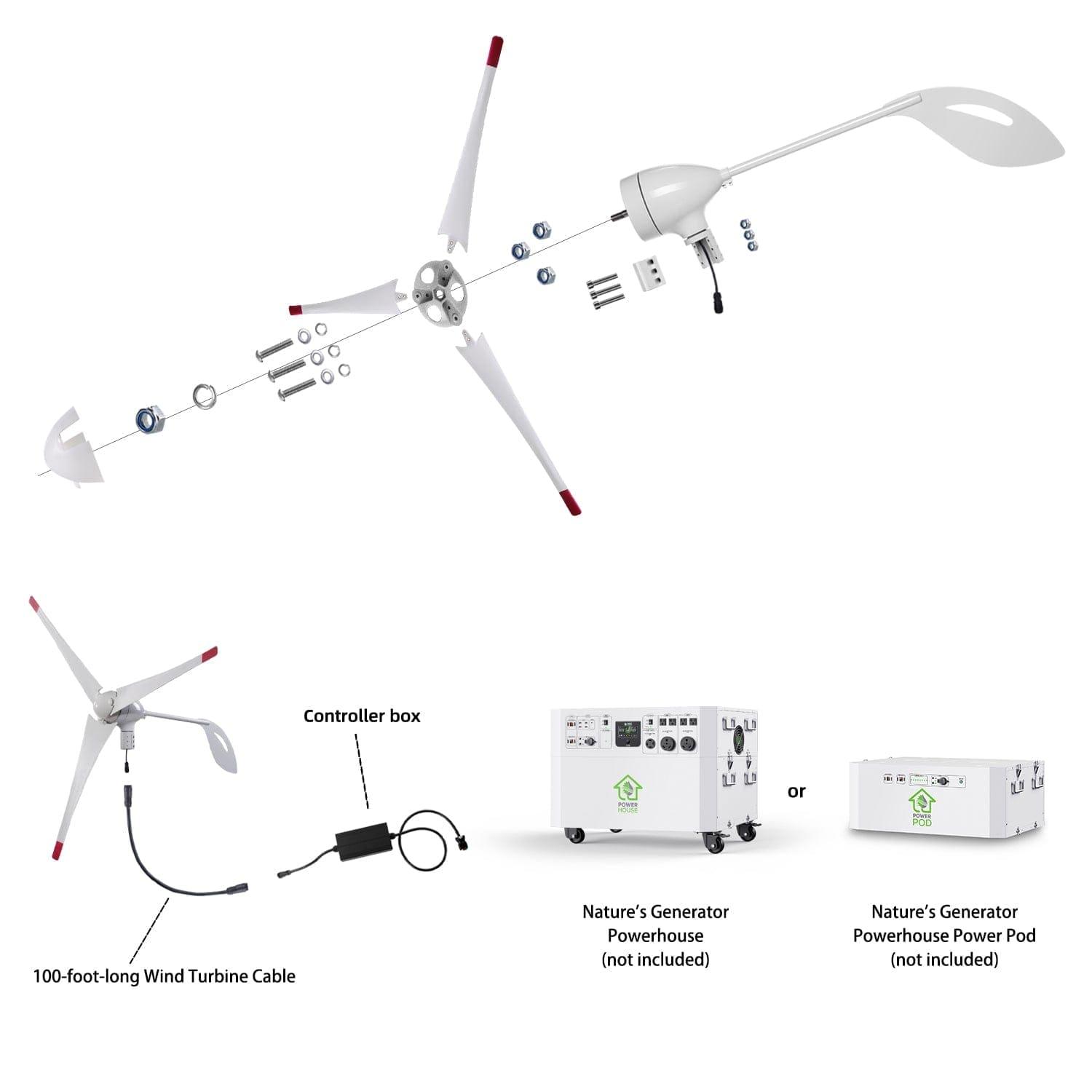 Nature’s Generator Powerhouse Solar and Wind Generator