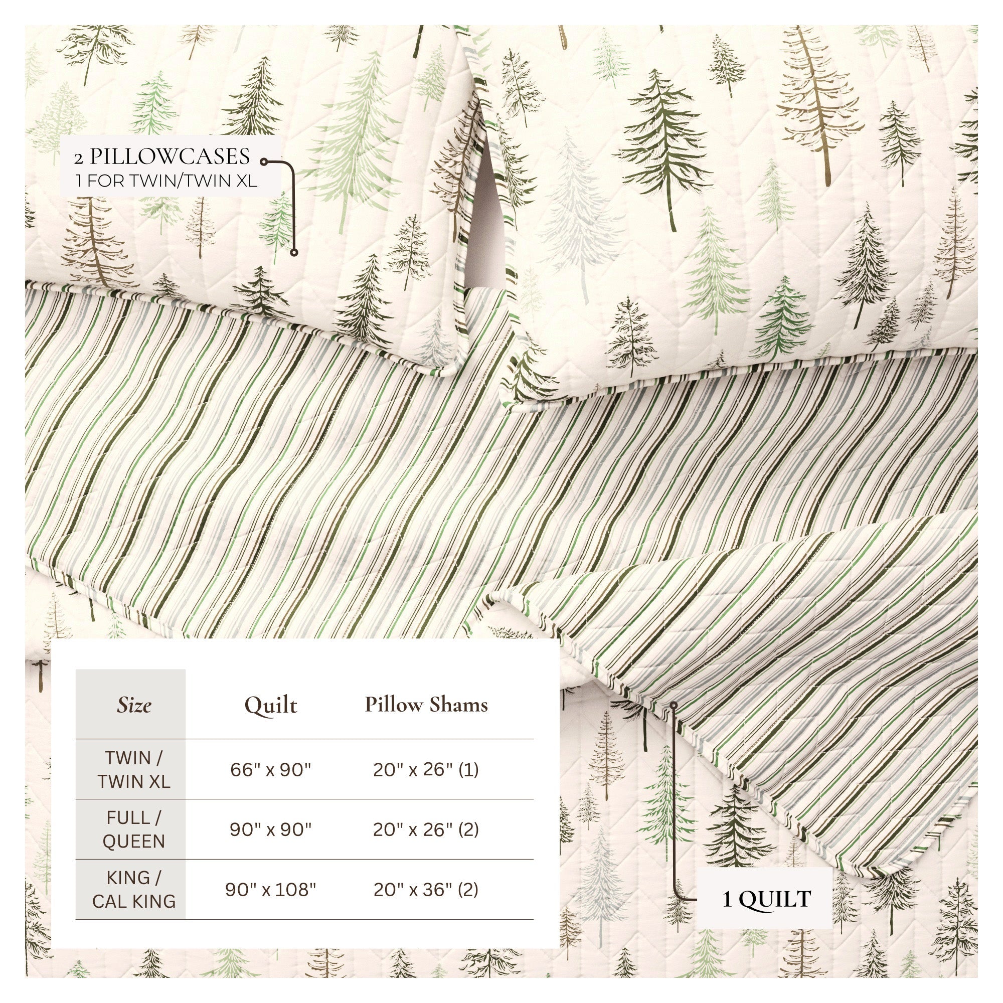 3-Piece Lodge Quilt - Truckee Collection