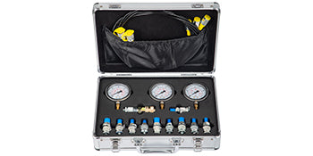 Portable 0-60Mpa Hydraulic Pressure Gauge Test Kit with Digital Manometer for Accurate Measurements and Easy Excavator Maintenance
