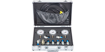 Hydraulic Gauge Test Kit: 0-60Mpa Precision Measurement Tools in a Portable Case - Optimized for Superior Excavator Performance