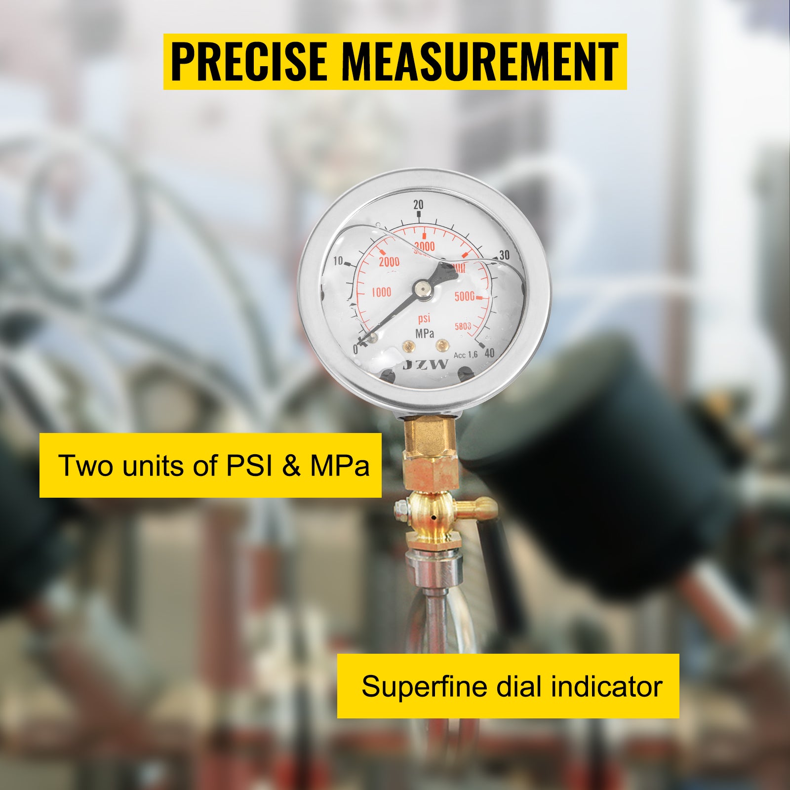 Portable 0-60Mpa Hydraulic Pressure Gauge Test Kit with Digital Manometer for Accurate Measurements and Easy Excavator Maintenance
