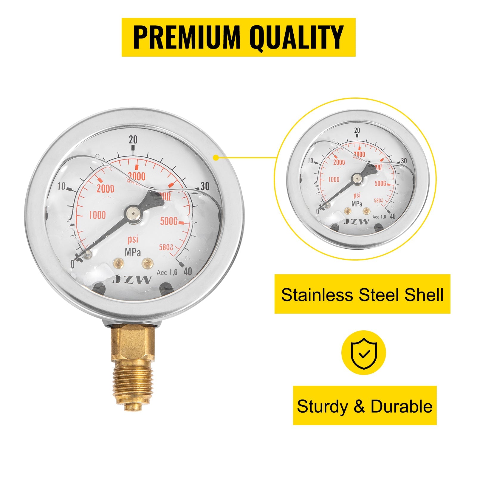 Portable 0-60Mpa Hydraulic Pressure Gauge Test Kit with Digital Manometer for Accurate Measurements and Easy Excavator Maintenance