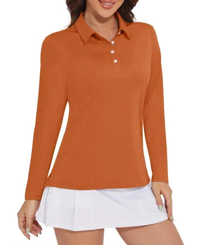 Stylish Women's Polo Shirt - UPF 50+ Sun Protection & Quick Dry Comfort