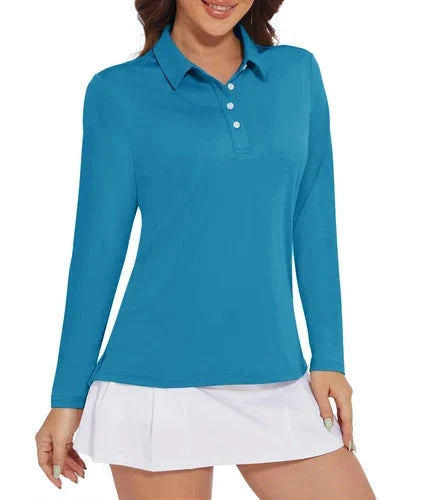 Stylish Women's Polo Shirt - UPF 50+ Sun Protection & Quick Dry Comfort