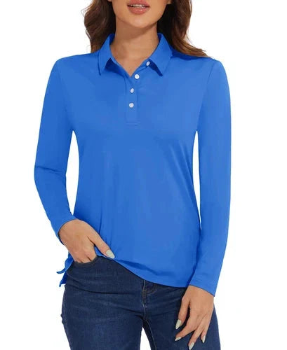 Stylish Women's Polo Shirt - UPF 50+ Sun Protection & Quick Dry Comfort