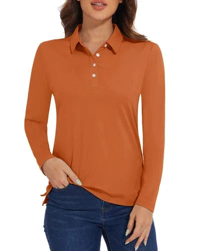 Stylish Women's Polo Shirt - UPF 50+ Sun Protection & Quick Dry Comfort
