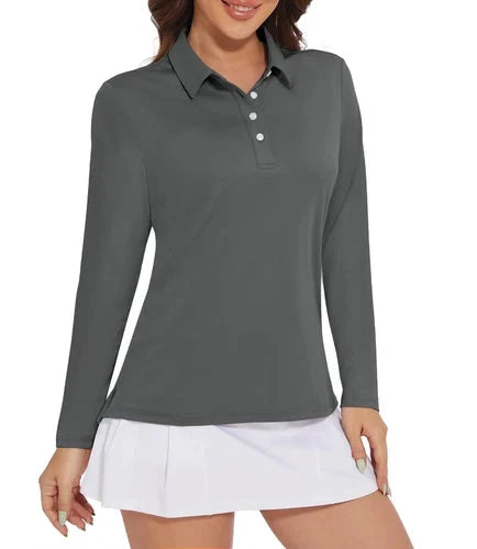 Stylish Women's Polo Shirt - UPF 50+ Sun Protection & Quick Dry Comfort