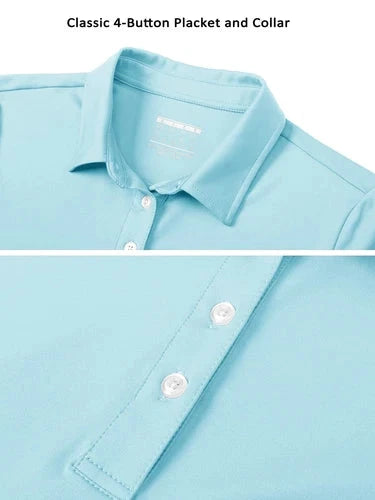 Stylish Women's Polo Shirt - UPF 50+ Sun Protection & Quick Dry Comfort