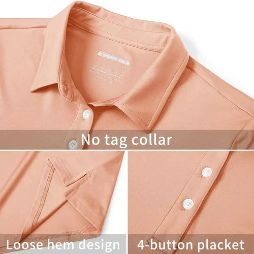 Stylish Women's Polo Shirt - UPF 50+ Sun Protection & Quick Dry Comfort