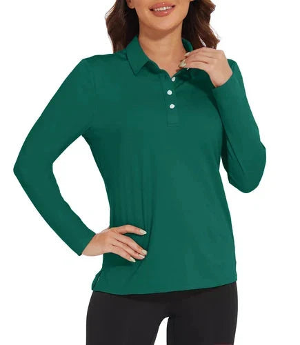 Stylish Women's Polo Shirt - UPF 50+ Sun Protection & Quick Dry Comfort