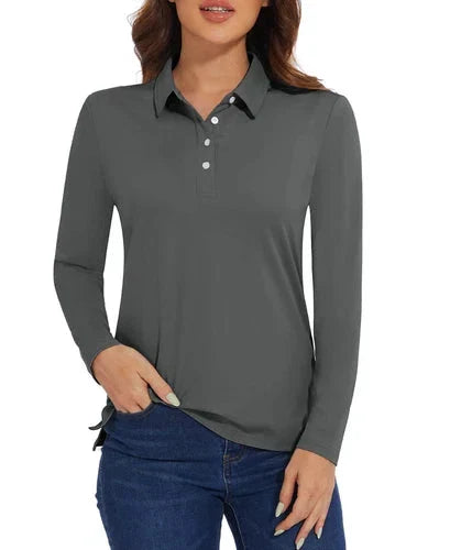 Stylish Women's Polo Shirt - UPF 50+ Sun Protection & Quick Dry Comfort