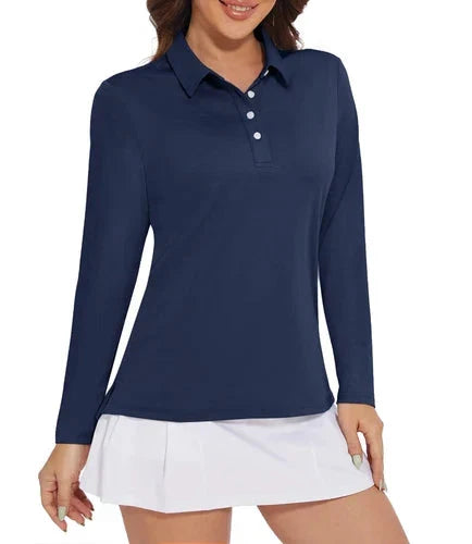 Stylish Women's Polo Shirt - UPF 50+ Sun Protection & Quick Dry Comfort