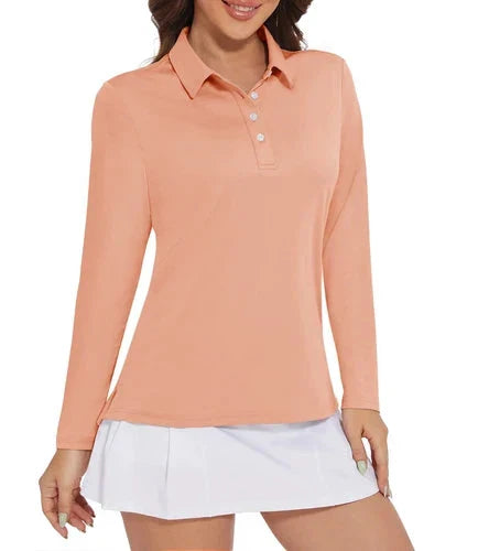Stylish Women's Polo Shirt - UPF 50+ Sun Protection & Quick Dry Comfort
