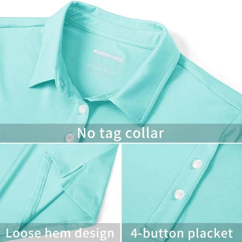 Stylish Women's Polo Shirt - UPF 50+ Sun Protection & Quick Dry Comfort