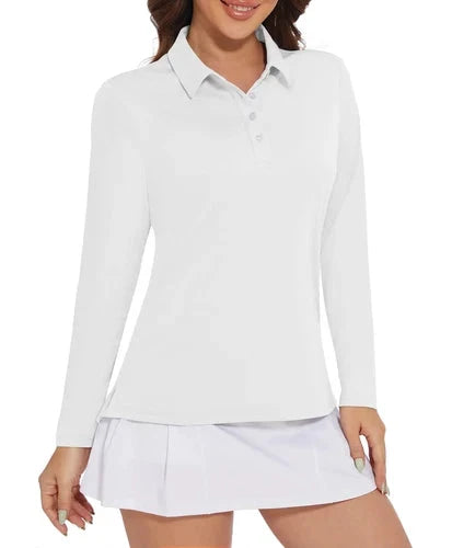Stylish Women's Polo Shirt - UPF 50+ Sun Protection & Quick Dry Comfort