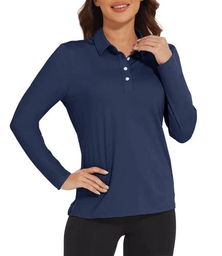 Stylish Women's Polo Shirt - UPF 50+ Sun Protection & Quick Dry Comfort