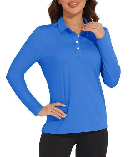 Stylish Women's Polo Shirt - UPF 50+ Sun Protection & Quick Dry Comfort