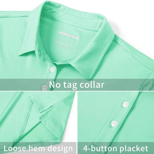 Stylish Women's Polo Shirt - UPF 50+ Sun Protection & Quick Dry Comfort
