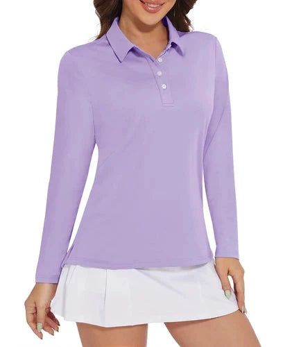 Stylish Women's Polo Shirt - UPF 50+ Sun Protection & Quick Dry Comfort