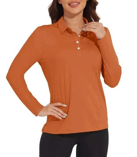 Stylish Women's Polo Shirt - UPF 50+ Sun Protection & Quick Dry Comfort
