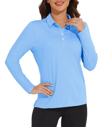 Stylish Women's Polo Shirt - UPF 50+ Sun Protection & Quick Dry Comfort