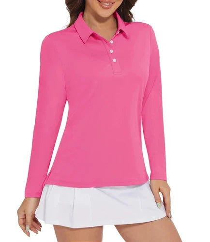 Stylish Women's Polo Shirt - UPF 50+ Sun Protection & Quick Dry Comfort