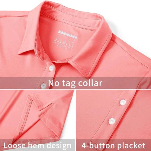 Stylish Women's Polo Shirt - UPF 50+ Sun Protection & Quick Dry Comfort