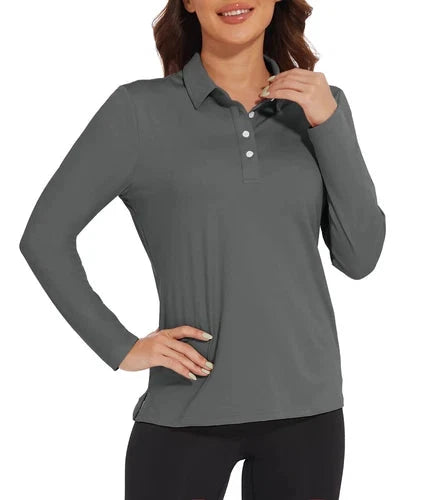 Stylish Women's Polo Shirt - UPF 50+ Sun Protection & Quick Dry Comfort