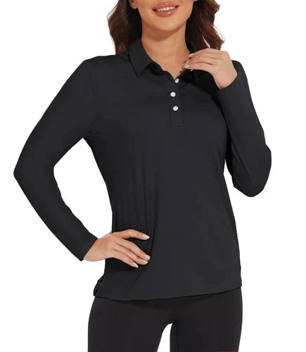 Stylish Women's Polo Shirt - UPF 50+ Sun Protection & Quick Dry Comfort