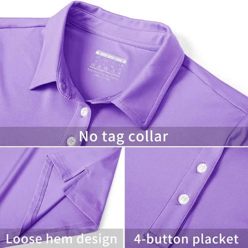 Stylish Women's Polo Shirt - UPF 50+ Sun Protection & Quick Dry Comfort