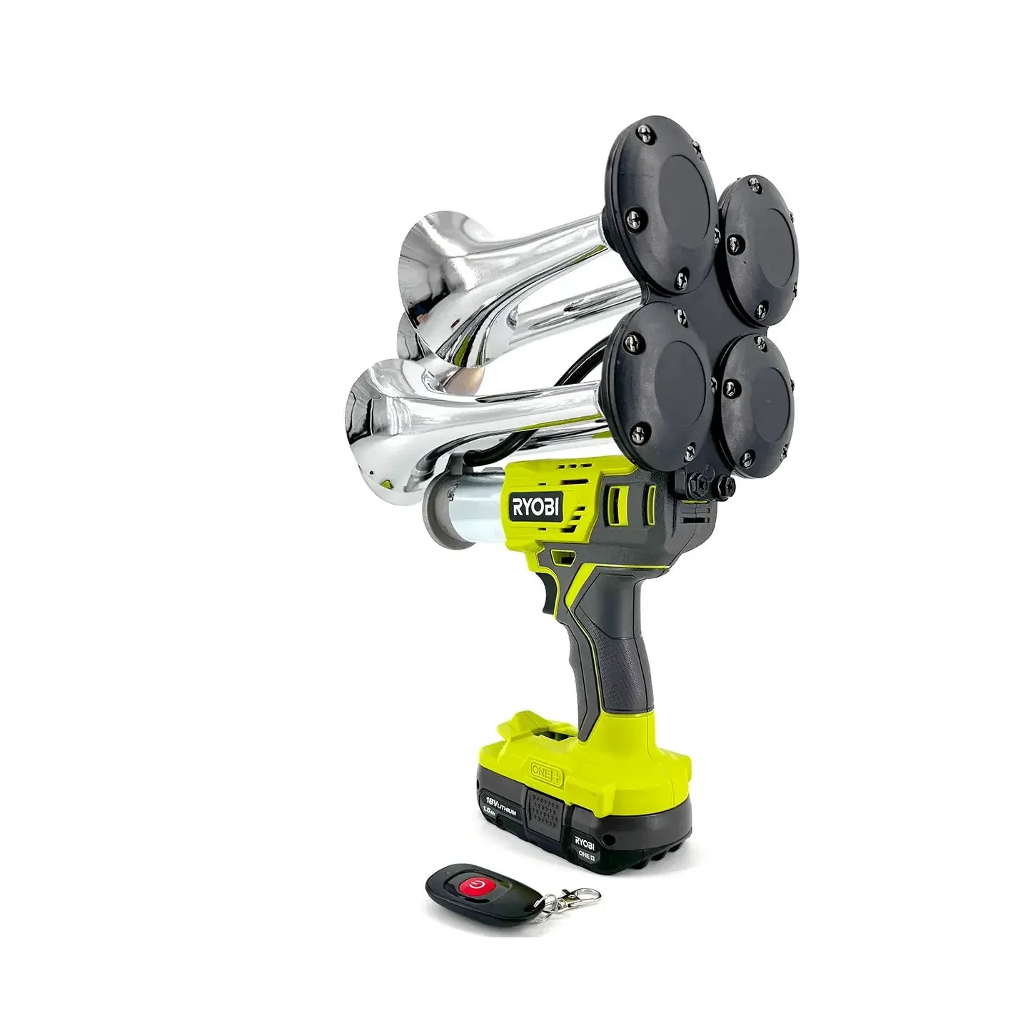Train Horn for Ryobi Batteries - Quad