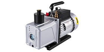 HVAC Refrigeration Vacuum Pump: 1-Stage, Choice of Manifold Gauge, 1.8-12CFM - Essential for Refrigerant Air Conditioning Maintenance