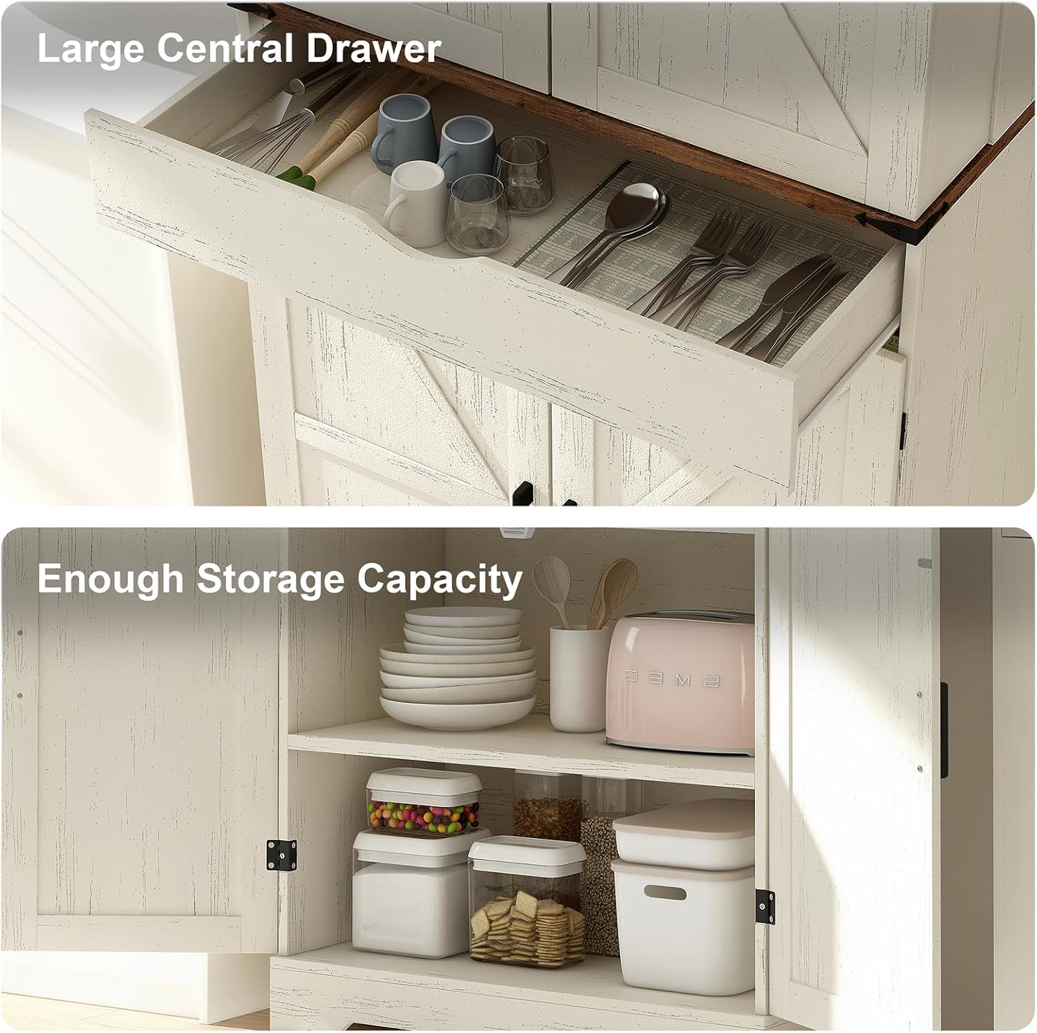 Vektaya US-SC001  72'' Tall Kitchen Storage Pantry Cabinet