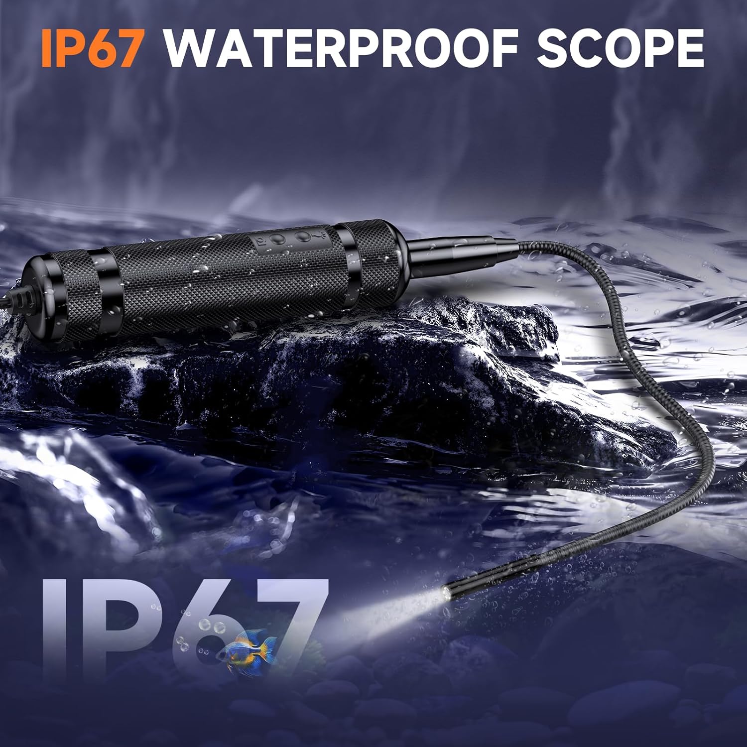YOUCANIC USB Videoscope | IP67 Waterproof Boroscope with LED Camera for Precision Inspections